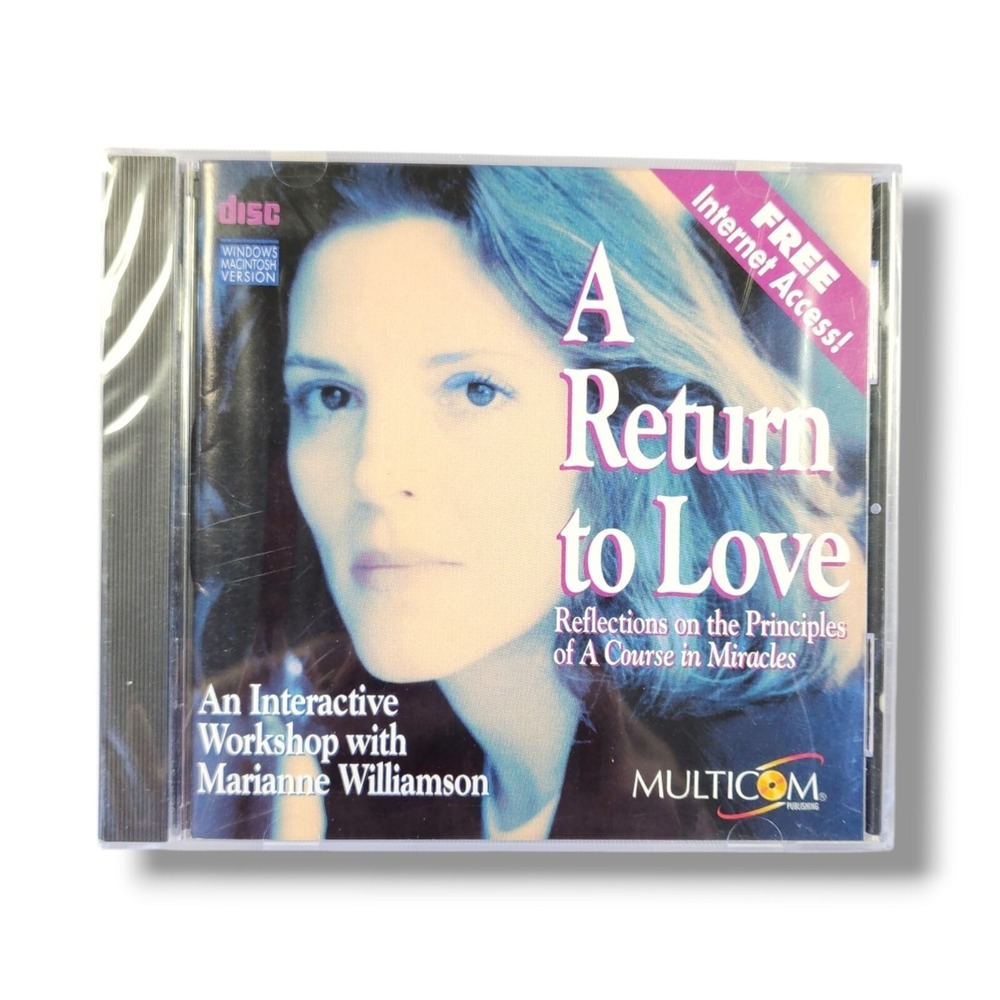 A Return To Love - Interactive Workshop Marianne Williamson CD-ROM NEW SEALED